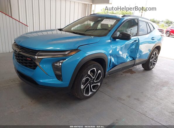 KL77LJEP5TC062673 2026 CHEVROLET TRAX Синий Передняя левая четверть