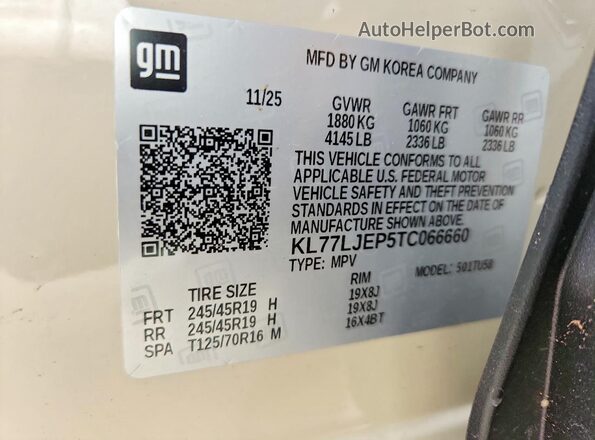 KL77LJEP5TC066660 2026 CHEVROLET TRAX Brown 