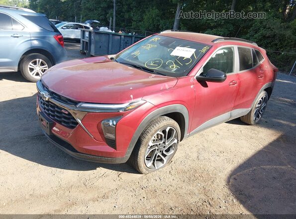 KL77LJEP6SC118103 2025 CHEVROLET TRAX Red Przód lewy