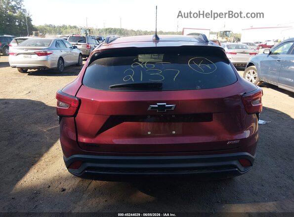KL77LJEP6SC118103 2025 CHEVROLET TRAX Red 