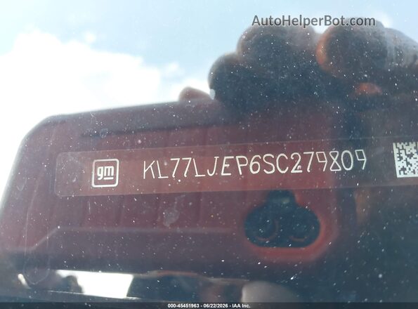 KL77LJEP6SC279809 2025 CHEVROLET TRAX Black Engine compartment view