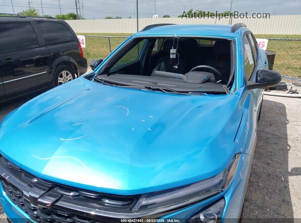 KL77LJEP7SC048367 2025 CHEVROLET TRAX Blue Вид спереду