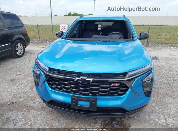 KL77LJEP7SC048367 2025 CHEVROLET TRAX Blue Вид задньої частини салону