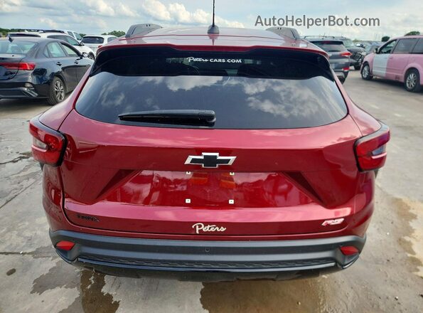KL77LJEP7SC216055 2025 CHEVROLET TRAX Red უკანა ხედი