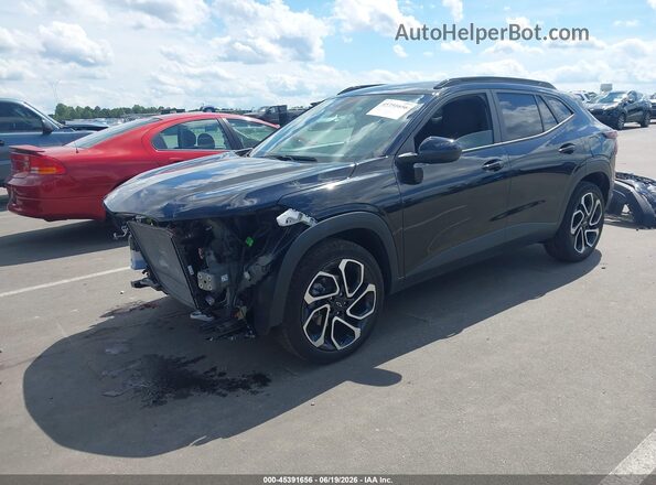 KL77LJEP8SC052962 2025 CHEVROLET TRAX Black წინა მარცხენა ხედი სამი მეოთხედიდან