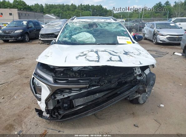 KL77LJEP8SC128549 2025 CHEVROLET TRAX White Instrument cluster view