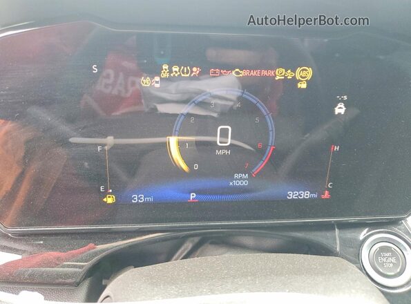 KL77LJEP8TC022717 2026 CHEVROLET TRAX Blue Вид щитка приладів