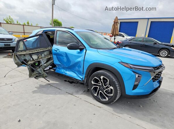 KL77LJEP9SC038374 2025 CHEVROLET TRAX Blue Front right