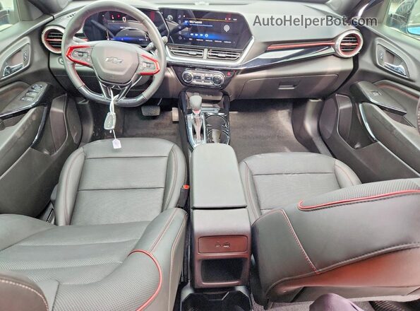KL77LJEP9SC038374 2025 CHEVROLET TRAX Blue Dashboard view