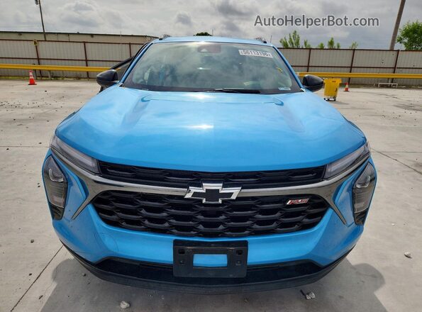 KL77LJEP9SC038374 2025 CHEVROLET TRAX Blue Front view