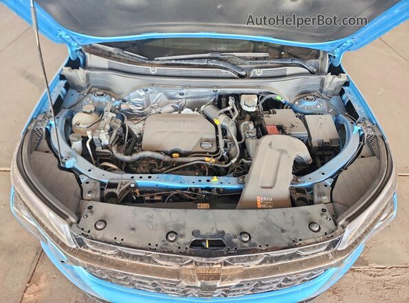 KL77LJEPXSC037573 2025 CHEVROLET TRAX Blue უკანა სალონის ხედი