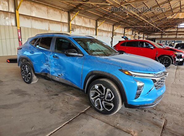 KL77LJEPXSC037573 2025 CHEVROLET TRAX Blue წინა მარჯვენა