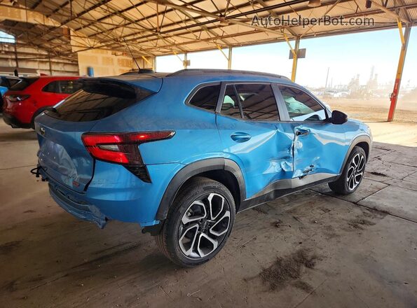 KL77LJEPXSC037573 2025 CHEVROLET TRAX Blue უკანა მარჯვენა