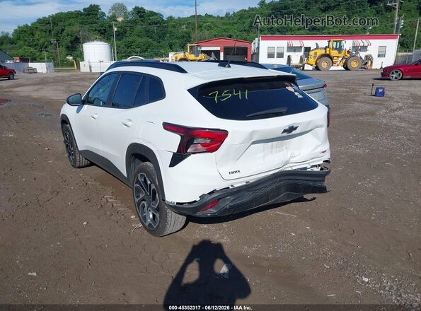KL77LJEPXSC077541 2025 CHEVROLET TRAX White უკანა მარცხენა