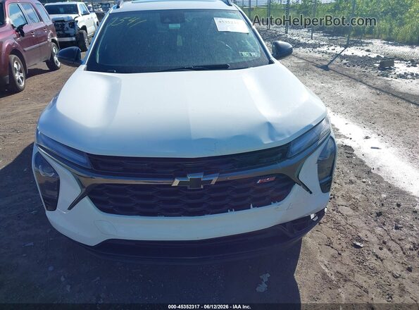 KL77LJEPXSC077541 2025 CHEVROLET TRAX White წინა ხედი