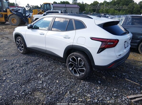 KL77LJEPXSC157213 2025 CHEVROLET TRAX White Հետևի ձախ
