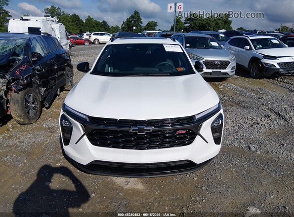 KL77LJEPXSC157213 2025 CHEVROLET TRAX White Սարքավորումների վահանակի տեսք