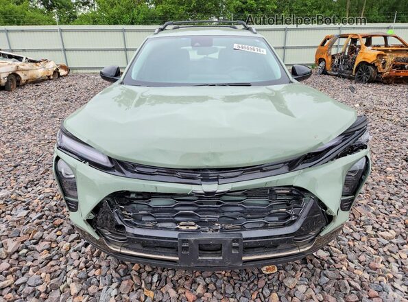 KL77LKE22RC211804 2024 CHEVROLET TRAX Green Դիմացի տեսք