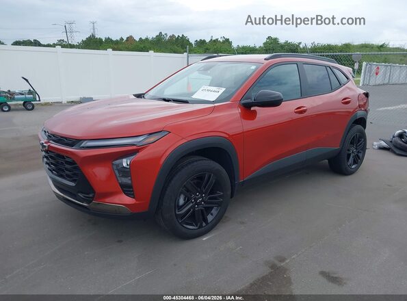 KL77LKE22RC214945 2024 CHEVROLET TRAX Orange Передня ліва чверть