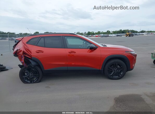 KL77LKE22RC214945 2024 CHEVROLET TRAX Orange Вид задньої частини салону