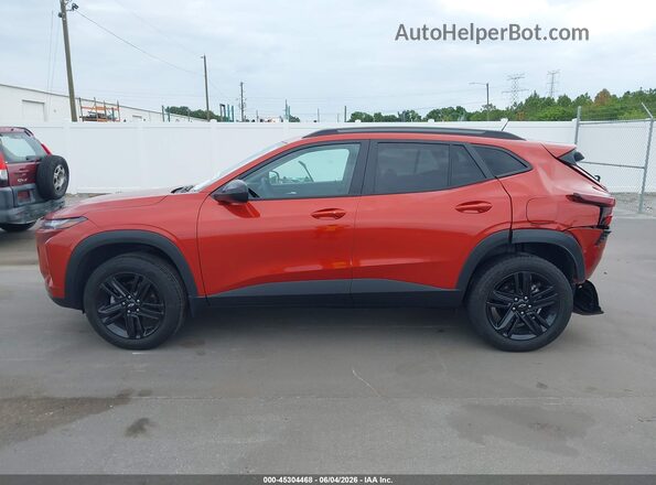KL77LKE22RC214945 2024 CHEVROLET TRAX Orange Панорамний вид салону 360°