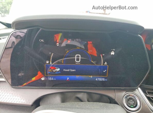 KL77LKE24RC002533 2024 CHEVROLET TRAX Black Widok zestawu wskaźników