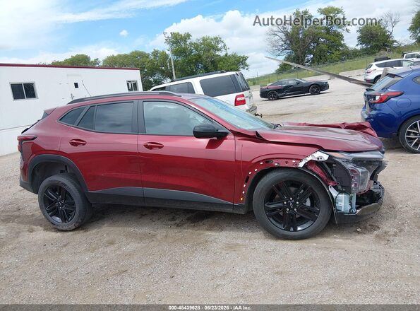 KL77LKE25RC170469 2024 CHEVROLET TRAX Red Вид задньої частини салону