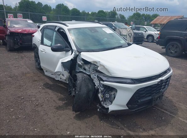 KL77LKE25RC182444 2024 CHEVROLET TRAX White Widok z przodu