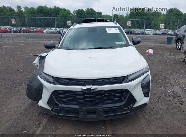 KL77LKE25RC182444 2024 CHEVROLET TRAX White Widok wnętrza z tyłu