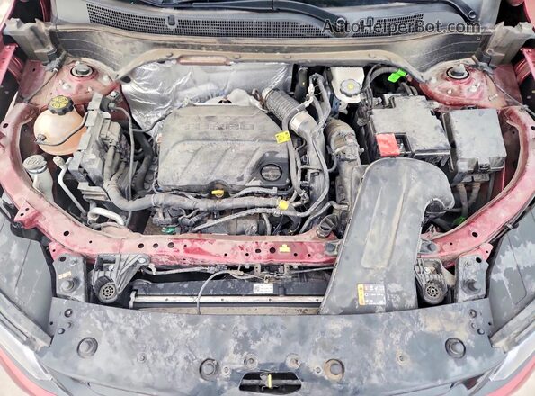 KL77LKE26RC140428 2024 CHEVROLET TRAX Темно-бордовый Вид задней части салона