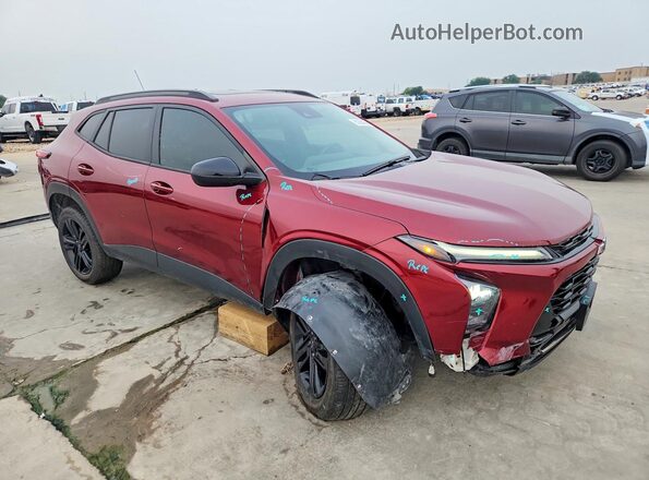 KL77LKE26RC140428 2024 CHEVROLET TRAX Maroon Front right