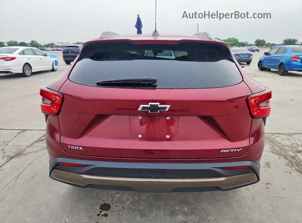 KL77LKE26RC140428 2024 CHEVROLET TRAX Maroon Rear view