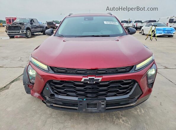 KL77LKE26RC140428 2024 CHEVROLET TRAX Maroon Front view