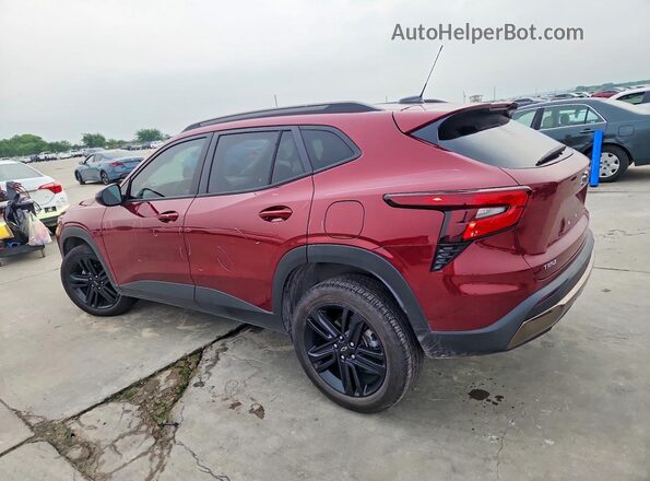 KL77LKE26RC140428 2024 CHEVROLET TRAX Maroon Rear left