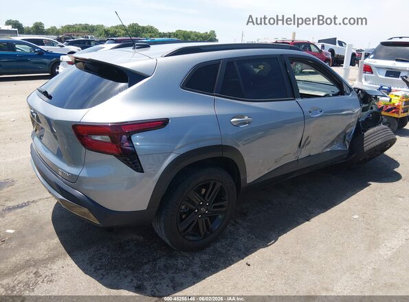 KL77LKE27RC190738 2024 CHEVROLET TRAX Silver Rear right