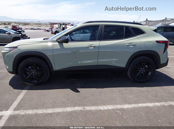 KL77LKE29RC088776 2024 CHEVROLET TRAX Green Вид задньої частини салону