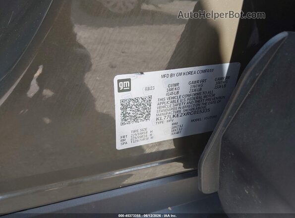 KL77LKE2XRC015335 2024 CHEVROLET TRAX Dark Brown Engine compartment view