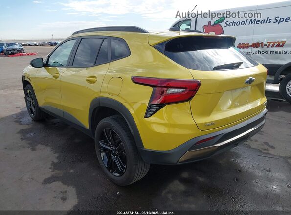 KL77LKEP1SC045065 2025 CHEVROLET TRAX Yellow Rear left