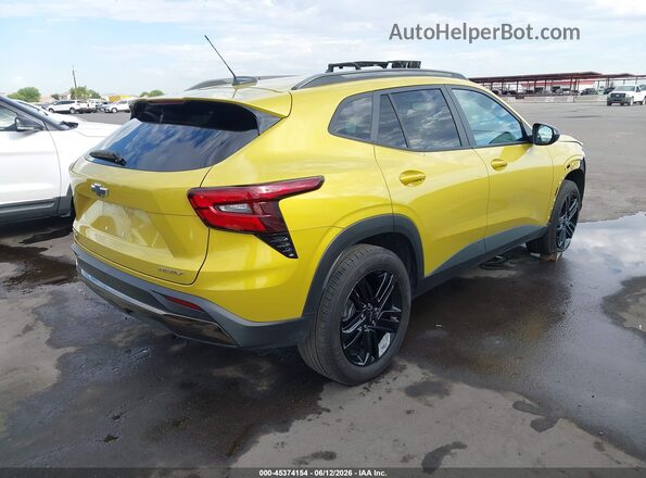 KL77LKEP1SC045065 2025 CHEVROLET TRAX Yellow Rear right