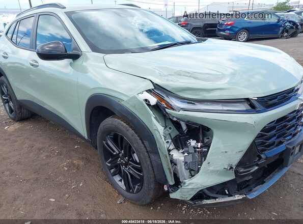 KL77LKEP1SC155940 2025 CHEVROLET TRAX Green Vista frontal