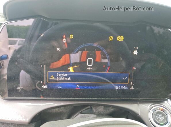 KL77LKEP2SC201257 2025 CHEVROLET TRAX Черный Вид щитка приборов