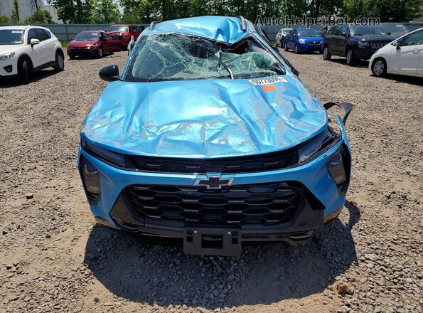 KL77LKEP3SC141005 2025 CHEVROLET TRAX Blue Front view