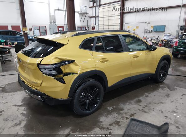 KL77LKEP3SC292216 2025 CHEVROLET TRAX Yellow უკანა მარჯვენა