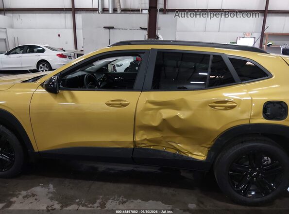 KL77LKEP3SC292216 2025 CHEVROLET TRAX Yellow სალონის 360-გრადუსიანი ხედი