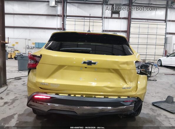 KL77LKEP3SC292216 2025 CHEVROLET TRAX Yellow 