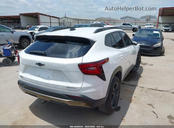 KL77LKEP6SC215226 2025 CHEVROLET TRAX White Tył prawy
