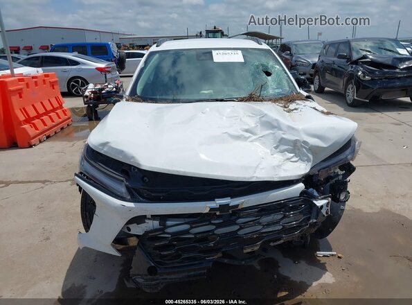 KL77LKEP6SC215226 2025 CHEVROLET TRAX White Widok zestawu wskaźników