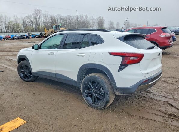 KL77LKEP6SC338279 2025 CHEVROLET TRAX White Հետևի ձախ