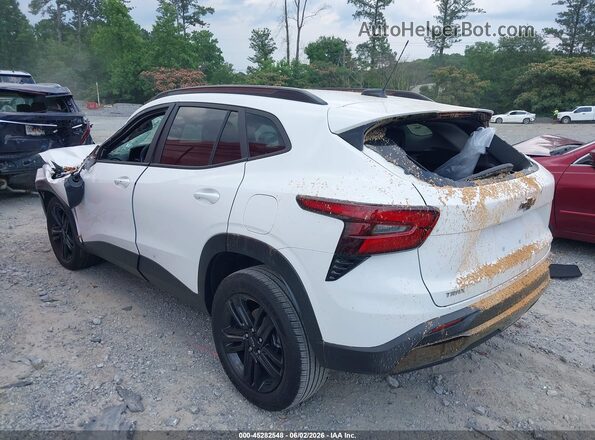 KL77LKEP8SC098829 2025 CHEVROLET TRAX White Trasero izquierdo