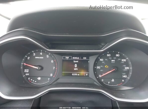 KL79MLS28MB180900 2021 CHEVROLET TRAILBLAZER White უკანა სავარძლების ხედი